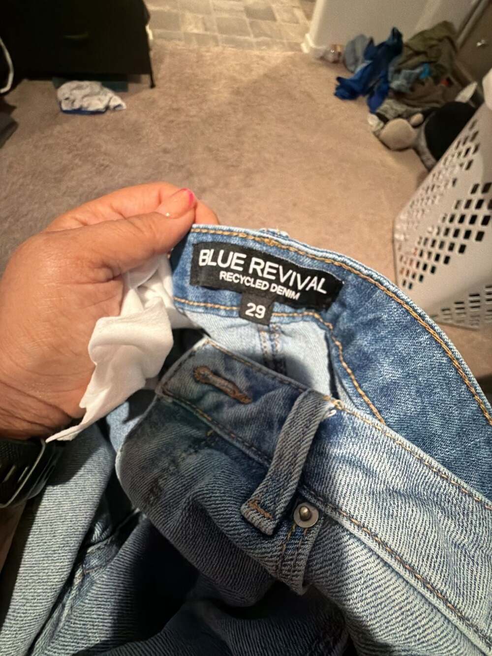 Blue Revival Recycled Denim Jeans Size 29 ( 0028 )